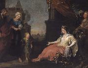 William Hogarth Pharaoh's daughter oil painting
